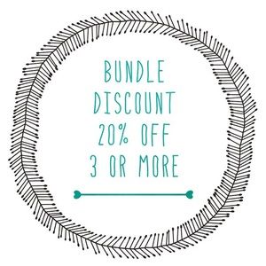 20% off bundles of three or more items